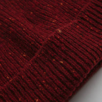 Uskees 4003 Speckled Donegal Wool Beanie - Merlot thumbnail