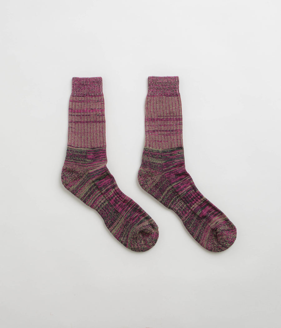 Uskees 4006 Organic Cotton Socks - Violet