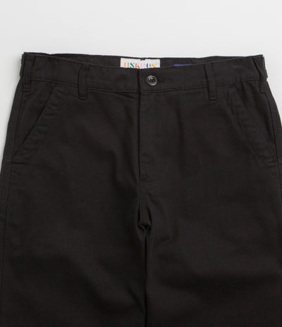 Uskees 5005 Twill Workwear Pants in Black