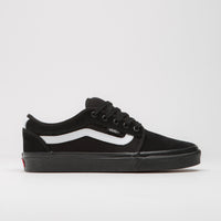 Vans Chukka Sidestripe Shoes - Black / Black / White thumbnail