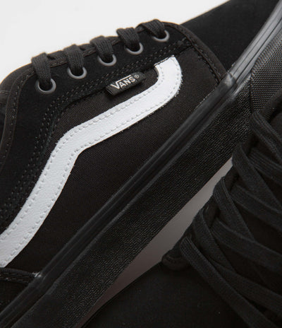 Vans Chukka Sidestripe Shoes - Black / Black / White