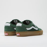 Vans Chukka Sidestripe Shoes - Dark Green / Gum thumbnail