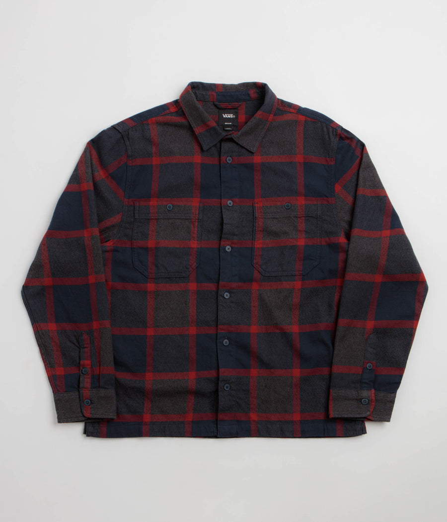 Vans Larkspur Plaid Flannel Shirt - Parisian Night / Poppy Ember
