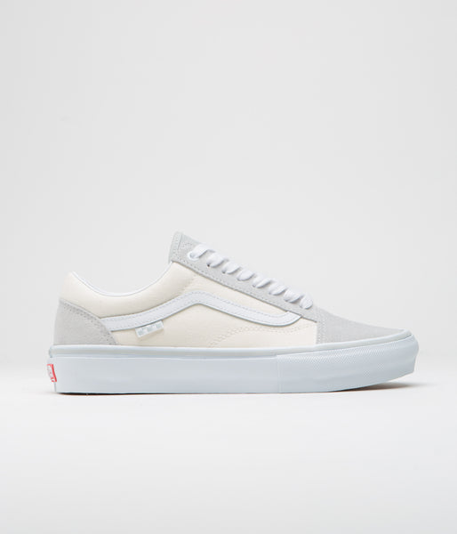 Vans Old Skool Shoes - Light Grey / White | Flatspot