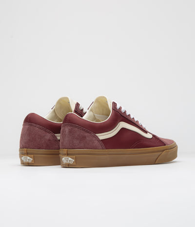 Vans Old Skool Shoes in Sporty Brown and Gum