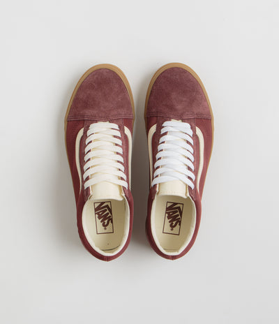 Vans Old Skool Shoes in Sporty Brown and Gum