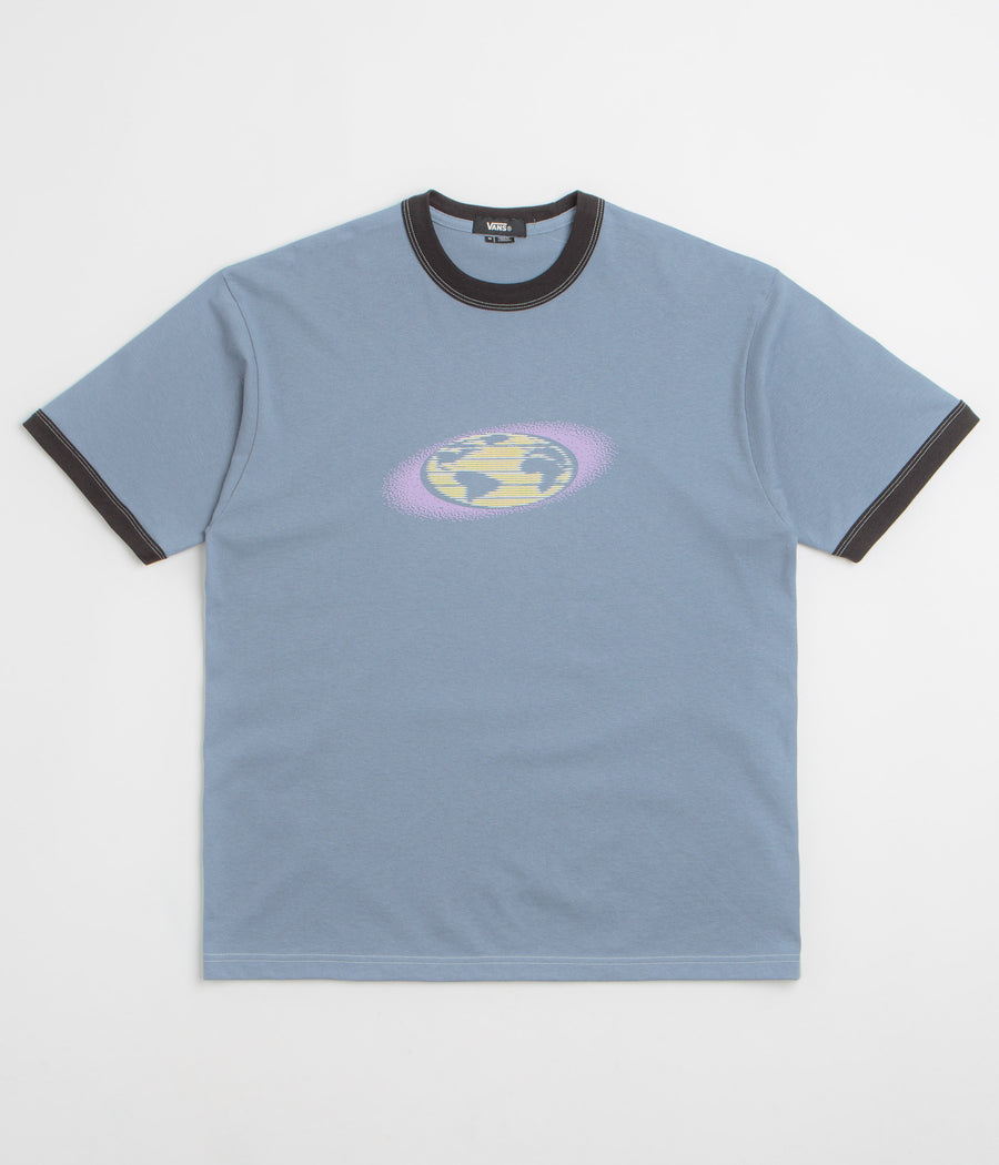 Vans Pixel Globe T-Shirt - Glacial Slate