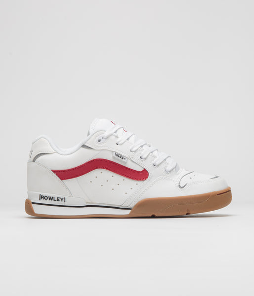 Vans Rowley XLT Shoes Red White Gum Flatspot