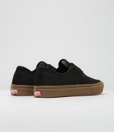 Vans Skate Authentic Shoes - Black / Black / Gum