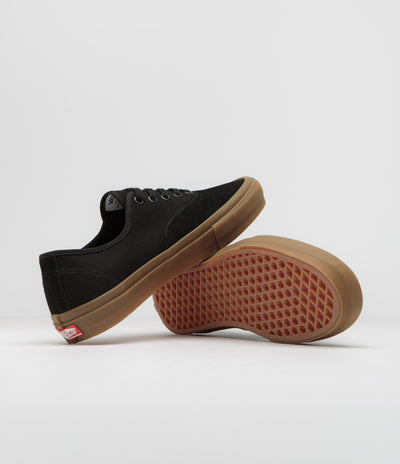 Vans Skate Authentic Shoes - Black / Black / Gum