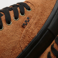 Vans Skate Authentic Shoes - Hairy Suede Black / Rust thumbnail