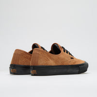 Vans Skate Authentic Shoes - Hairy Suede Black / Rust thumbnail