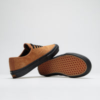 Vans Skate Authentic Shoes - Hairy Suede Black / Rust thumbnail