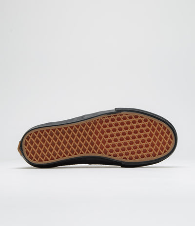 Vans Skate Authentic Shoes - Hairy Suede Black / Rust