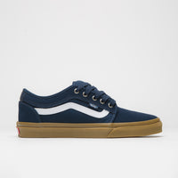 Vans Skate Chukka Low Sidestripe Shoes - Navy / Gum thumbnail