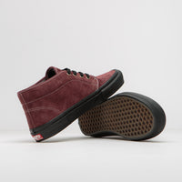 Vans Skate Chukka Shoes - Dark Red / Black thumbnail