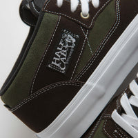 Vans Skate Half Cab '92 VCU Shoes - Dark Brown / White thumbnail