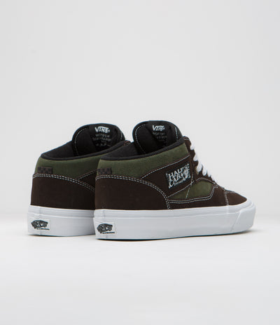 Vans Skate Half Cab '92 VCU Shoes - Dark Brown / White