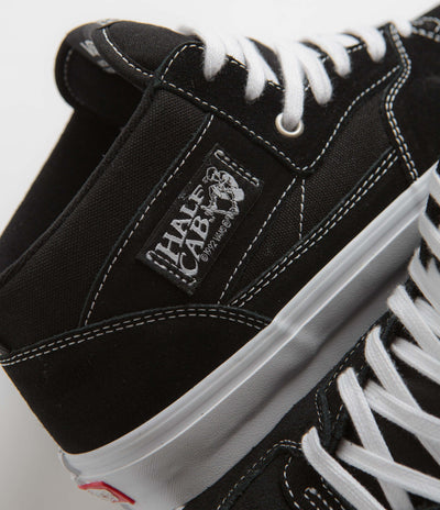 Vans Skate Half Cab Shoes - Black / White