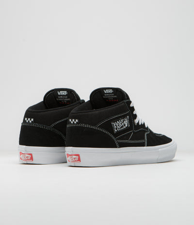 Vans Skate Half Cab Shoes - Black / White