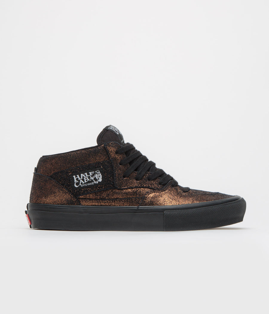 Vans Skate Half Cab Shoes in Metallic Bronze