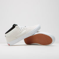 Vans Skate Half Cab Shoes - White / Black thumbnail