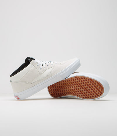 Vans Skate Half Cab Shoes - White / Black