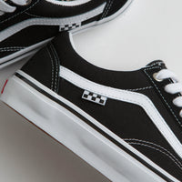 Vans Skate Old Skool Shoes in Black and White thumbnail