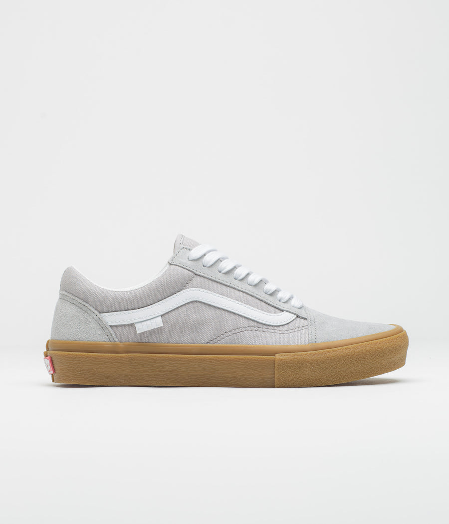 Vans Skate Old Skool Shoes - Crepe Light Gray / Gum