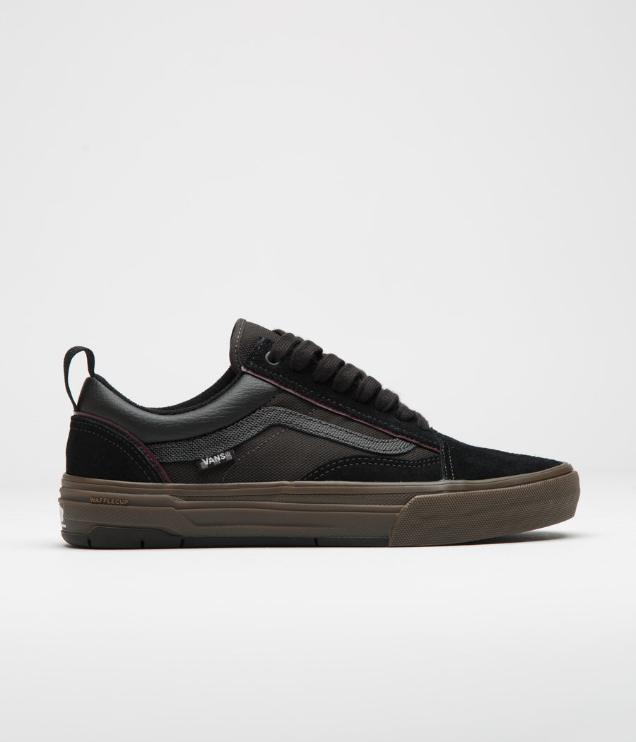 Vans Skate Old Skool Wafflecup Shoes - Black / Dark Gum