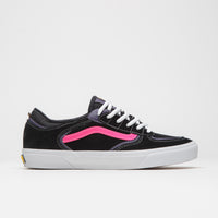 Vans Skate Rowley Shoes - Black / Pink thumbnail