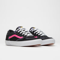 Vans Skate Rowley Shoes - Black / Pink thumbnail