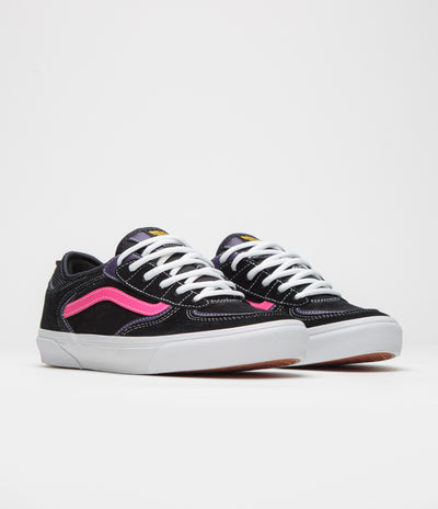 Vans Skate Rowley Shoes - Black / Pink