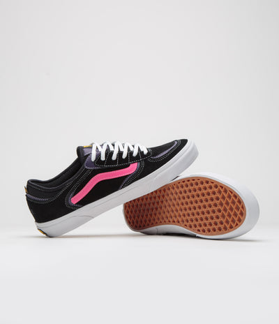 Vans Skate Rowley Shoes - Black / Pink