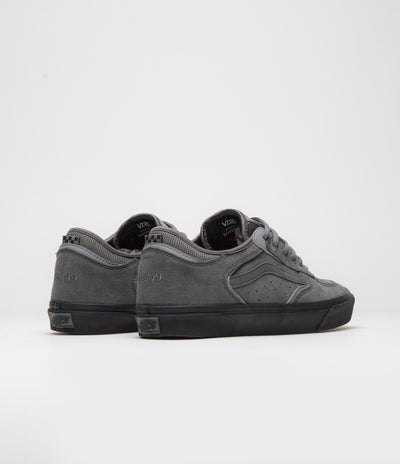 Vans Skate Rowley Shoes - Suede Charcoal / Black