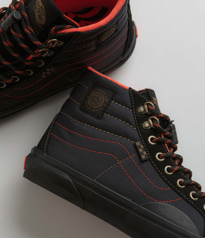 Vans x Spitfire Skate Sk8-Hi Reissue Shoes - Black / Flame