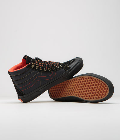 Vans x Spitfire Skate Sk8-Hi Reissue Shoes - Black / Flame