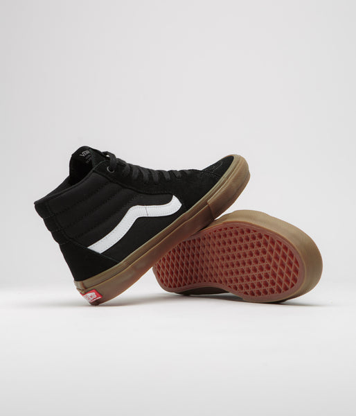 vans black gum suede