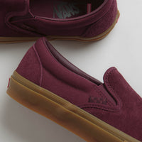 Vans Skate Slip-On Shoes - Port / Gum thumbnail