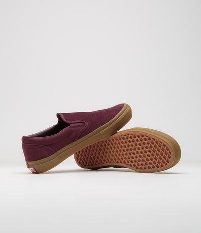 Vans Skate Slip-On Shoes - Port / Gum