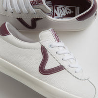 Vans Skate Sport Shoes - (Benny Urban) Marshmallow / Burgundy thumbnail