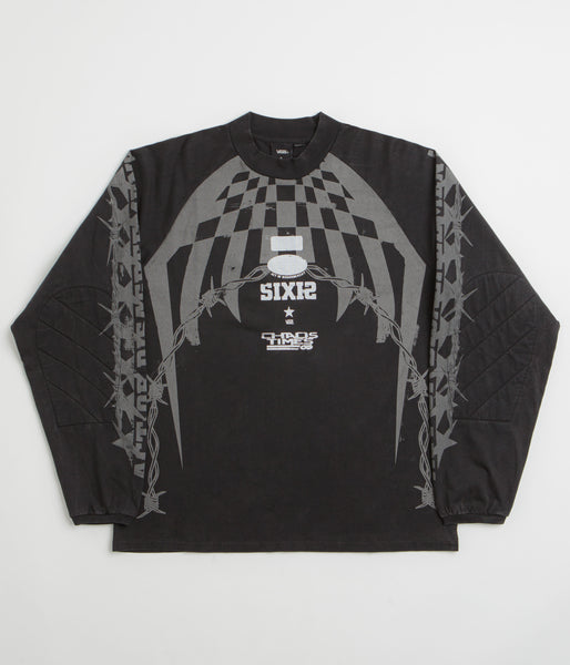 Vans x SlamJam AOD Hazard Long Sleeve T-Shirt - Black | flatspot