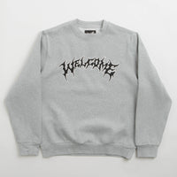 Welcome Barb Applique Crewneck Sweatshirt in Heather thumbnail