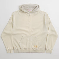 Yardsale Bleached Waffle Hoodie - Light Grey thumbnail