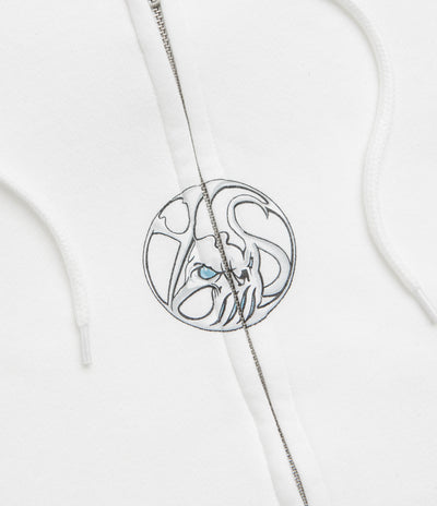 Yardsale Bullseye Full Zip Hoodie - Off White