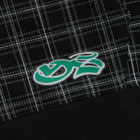 Yardsale Check Waffle Full Zip Hoodie - Black thumbnail