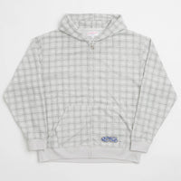 Yardsale Check Waffle Full Zip Hoodie - Grey thumbnail