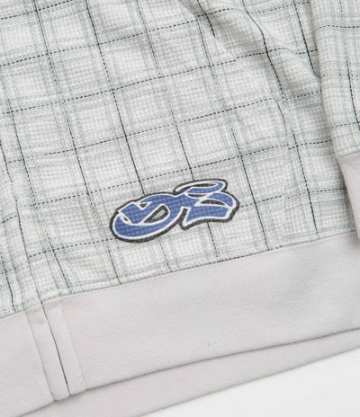 Yardsale Check Waffle Full Zip Hoodie - Grey