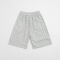 Yardsale Check Waffle Shorts - Light Grey thumbnail
