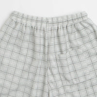 Yardsale Check Waffle Shorts - Light Grey thumbnail